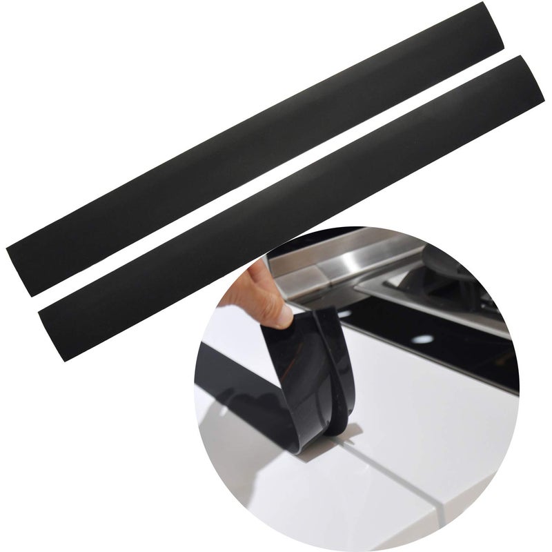 Mofason Stove Gap Covers, Kitchen Silicone Oven Gap Filler â€“ 21 Inches Countertop Strips Gap Guard, Easy to Clean (Black) - Image 1